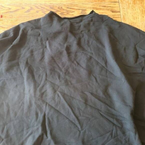 FRANK AND EILEEN - AUDREY FUNNEL NECK CAPELET in black One size - Picture 5 of 5